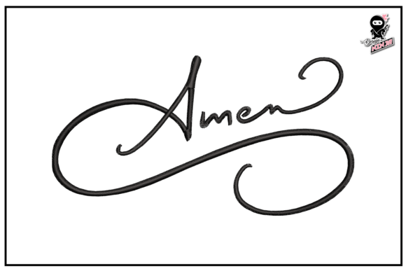 Amen Christian Embroidery Design Review: 7 Sizes for Business