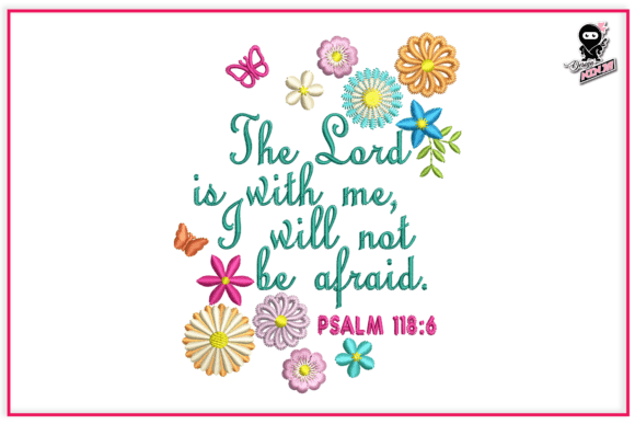 Christian Bible Scripture with Flowers Design Review