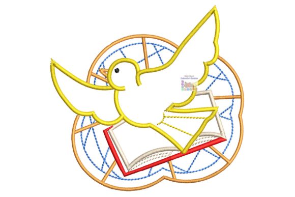 Dove Bible: A Serene Choice for Holiday Embroidery