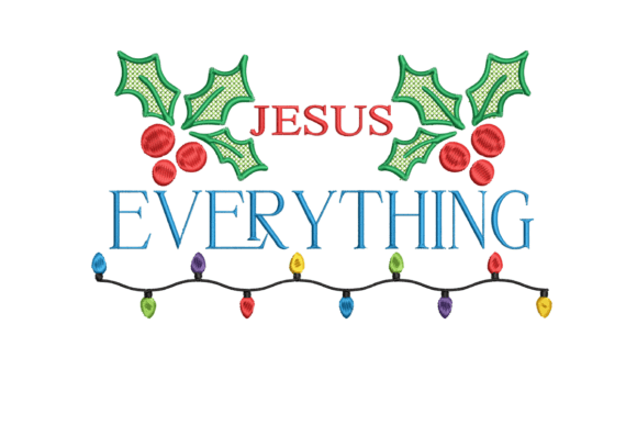 Jesus Everything: A Festive Embroidery Review