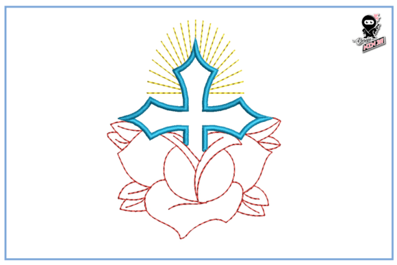 Review: Christian Cross with Lily Embroidery for Boutiques
