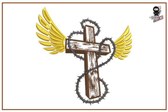 Review: Christian Cross with Wings for Etsy Shops