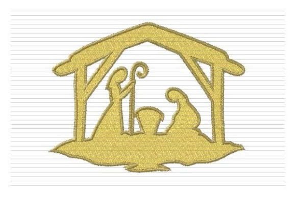 Review: Christmas Nativity Embroidery File for Apparel