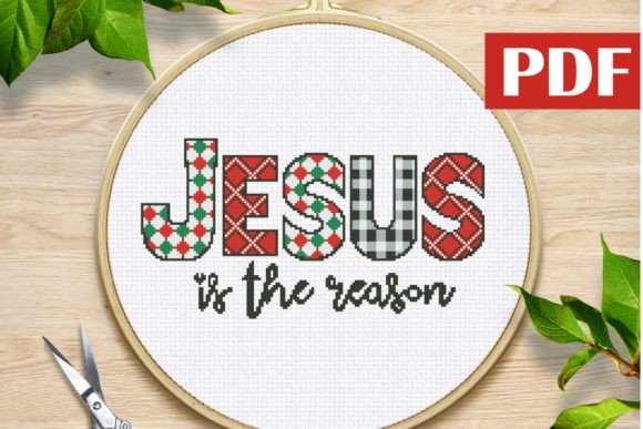 Review: Jesus is the Reason Cross Stitch Pattern for Boutiques
