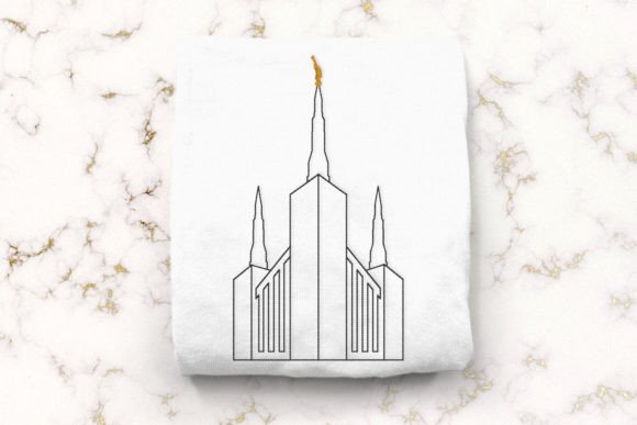 Reviewing LDS Portland Oregon Temple Linework for Holiday Sales